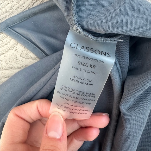 Glassons grey open back jumpsuit unitard - Picture 5 of 5